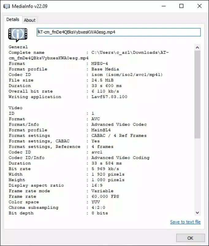 MediaInfo Lite