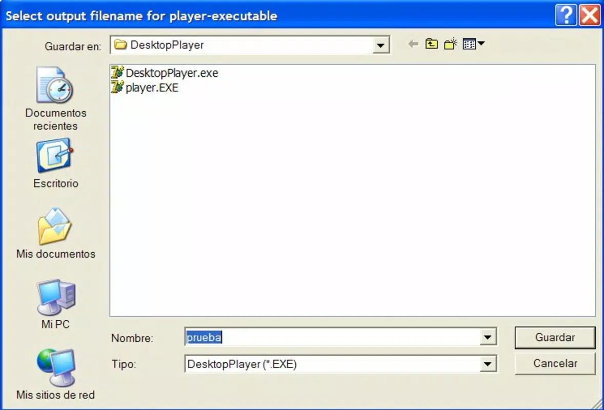 DesktopPlayer