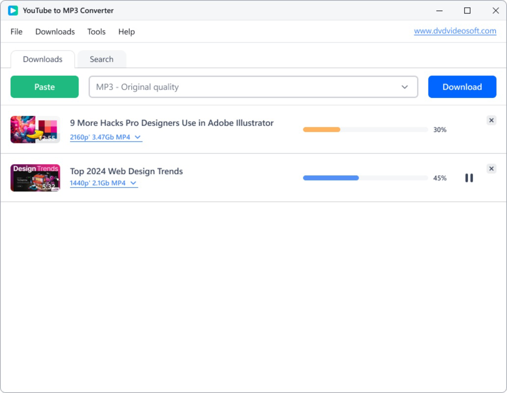 Dvdvideosoft Free Youtube To Mp3 Converter Old Version DVDVideoSoft Free YouTube to MP3 Converter for PC Windows 4.4.25.324