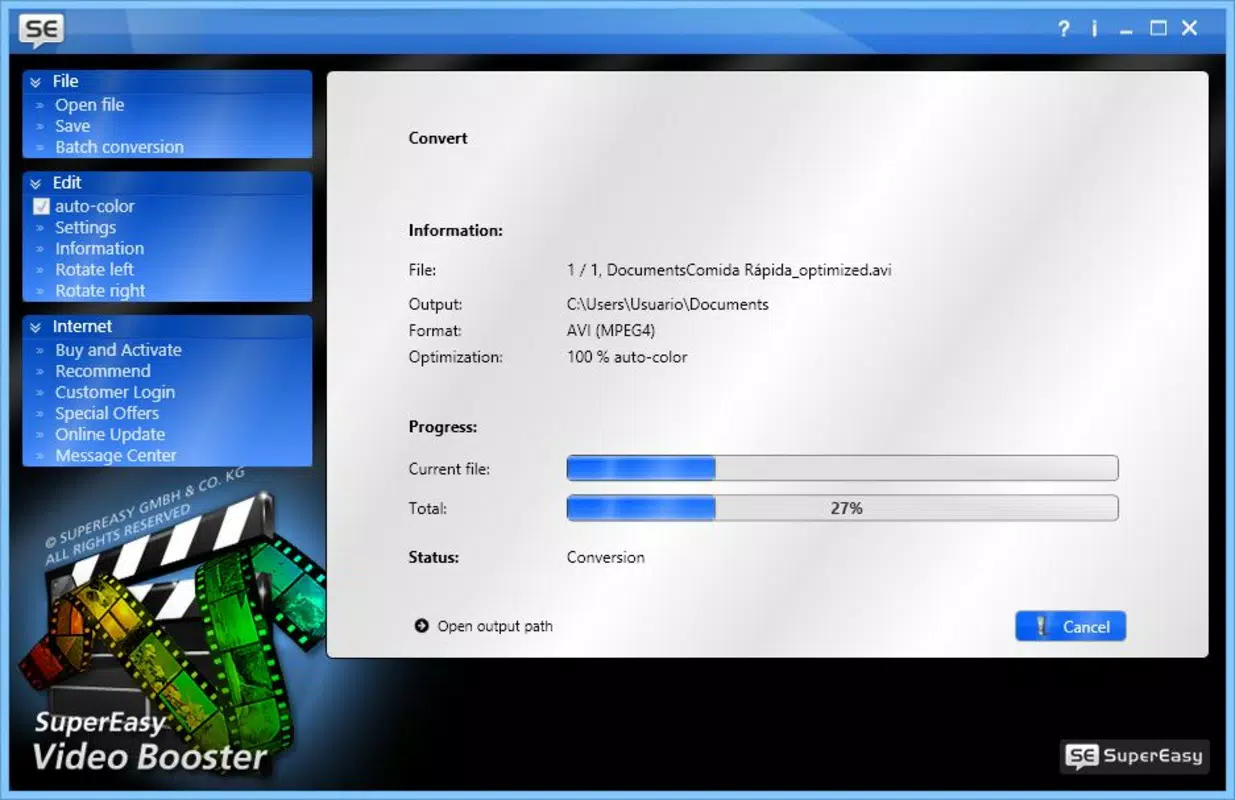 SuperEasy Video Booster