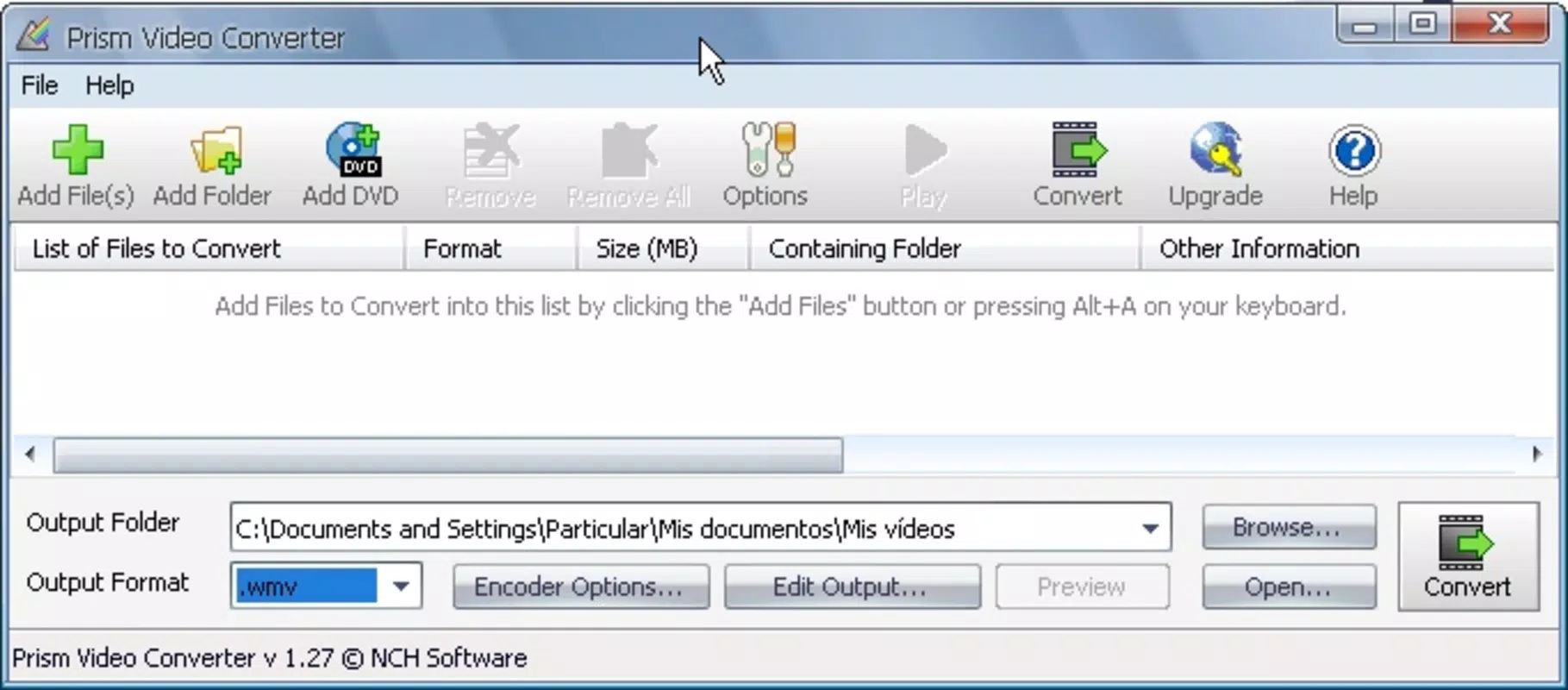 Prism AVI Video Converter