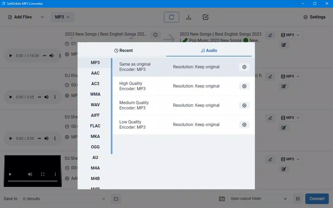 SoftOrbits MP3 Converter
