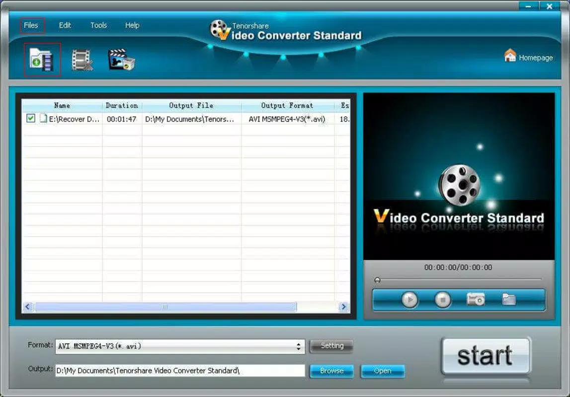Tenorshare Free Video Converter