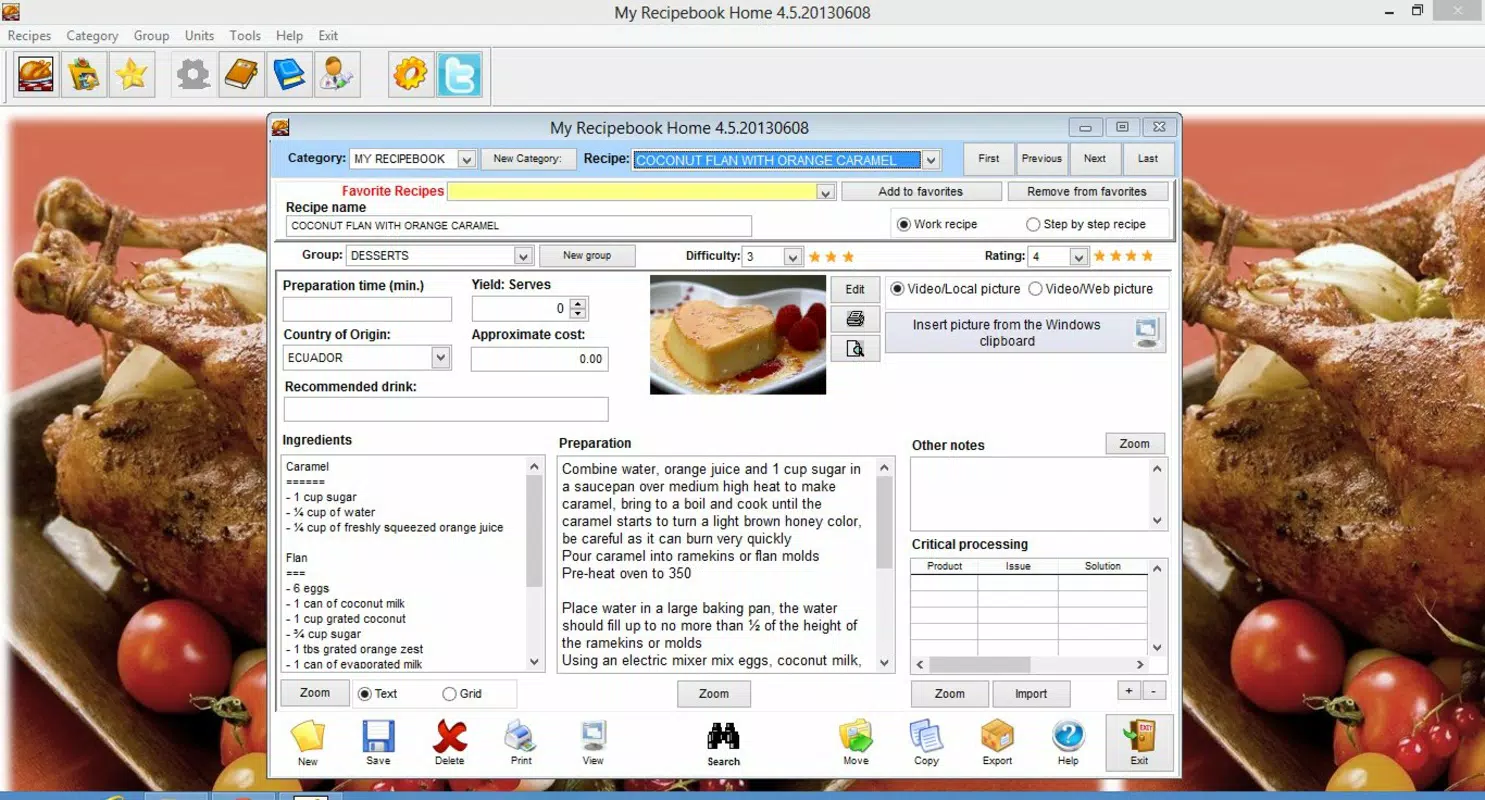 My Recipebook Professional