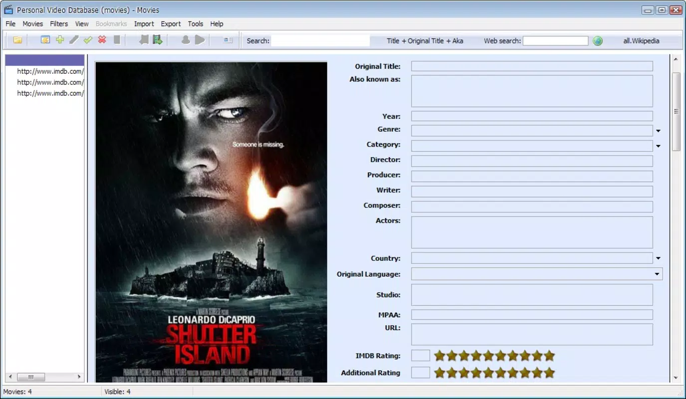 Personal Video Database