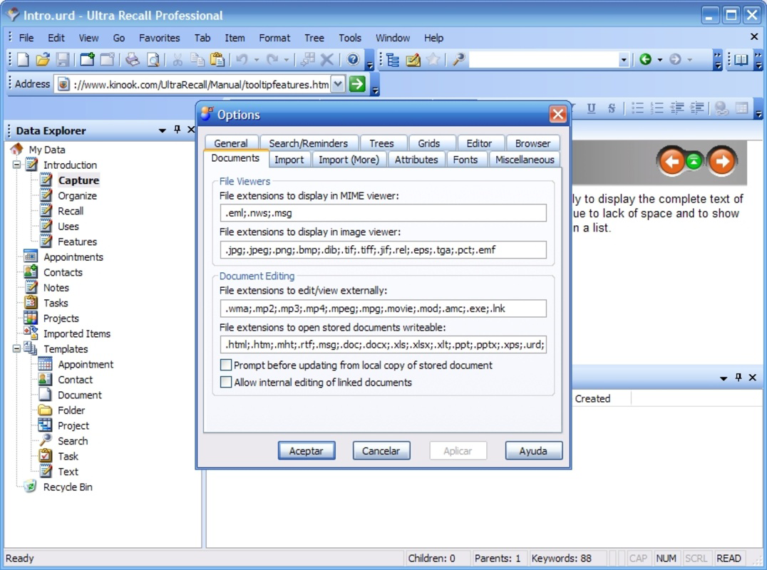 Ultra Recall Software Ultra Recall for PC Windows 5.2 Download