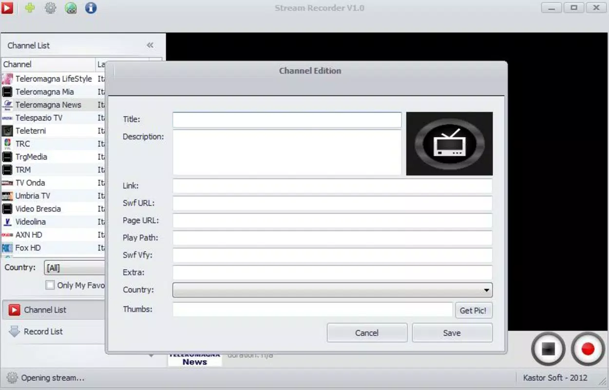 Free Stream Recorder
