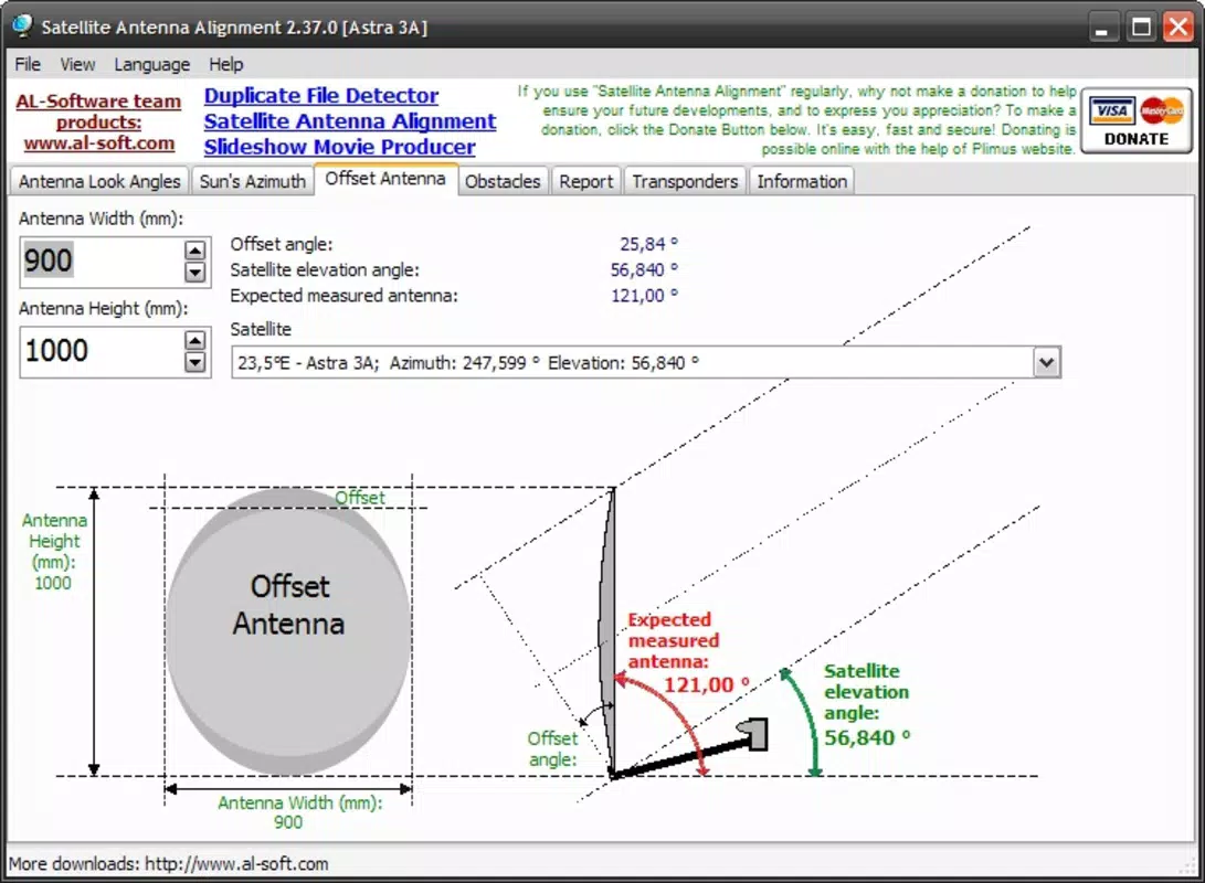 Satellite Antenna Alignment