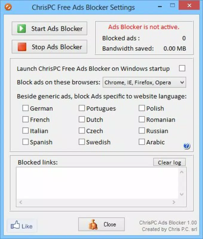 ChrisPC Free Ads Blocker