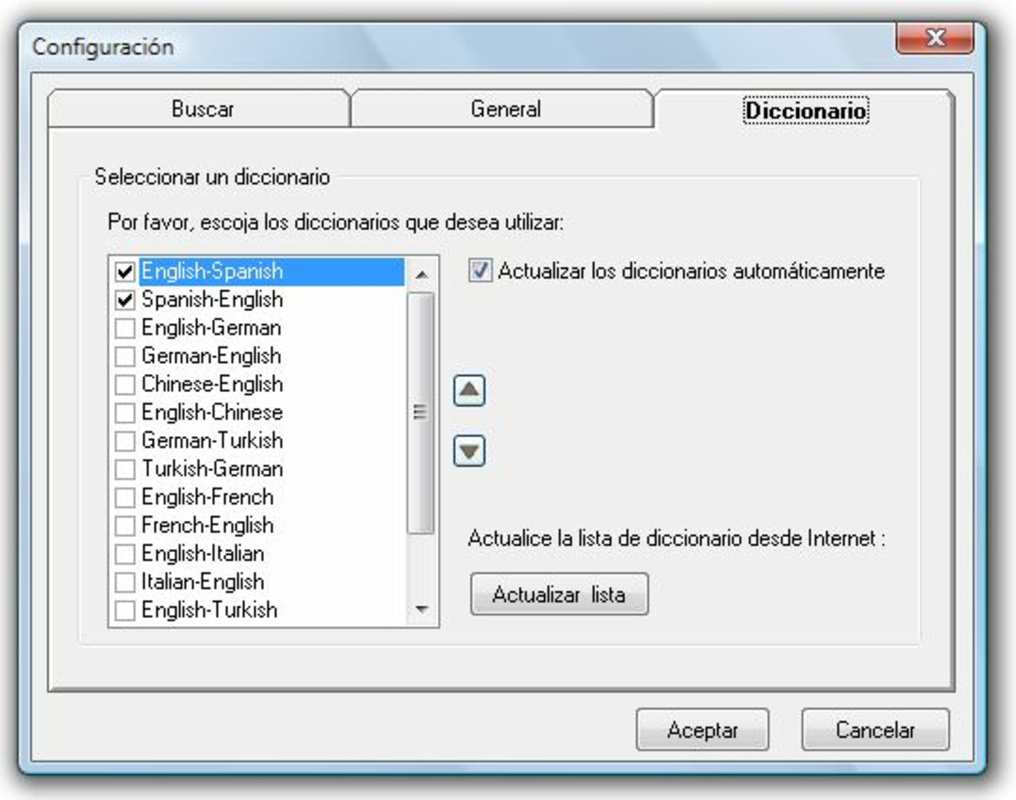 Nar Dictionary