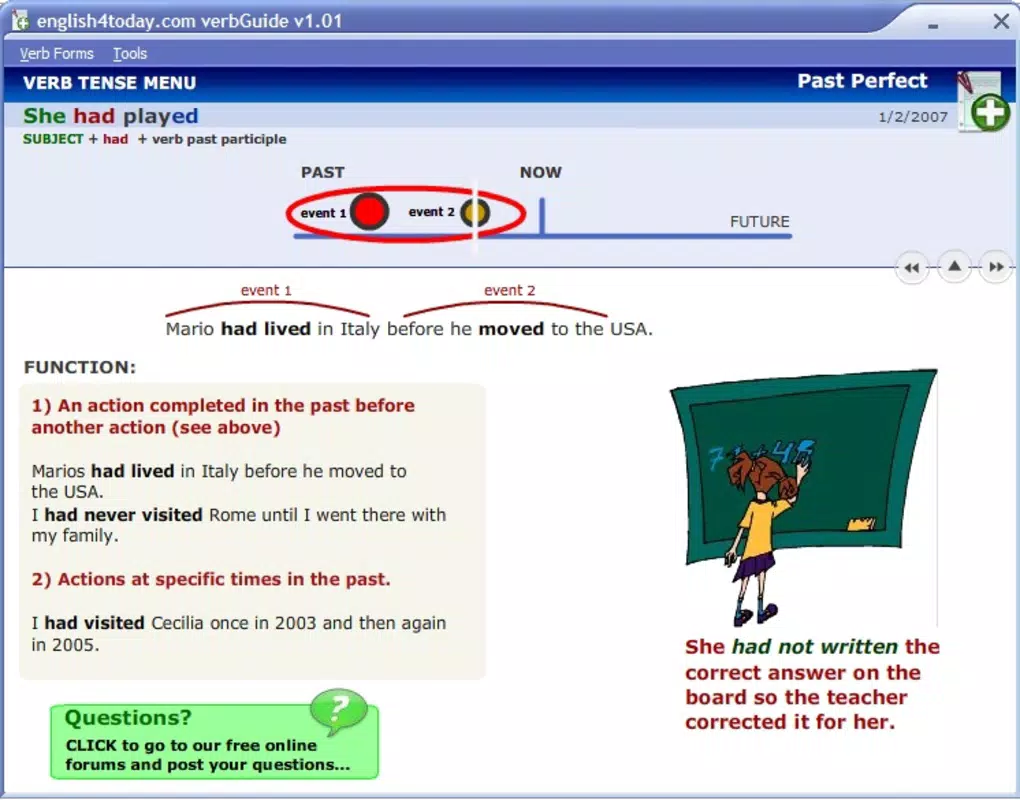 Quick Guide To English Verbs