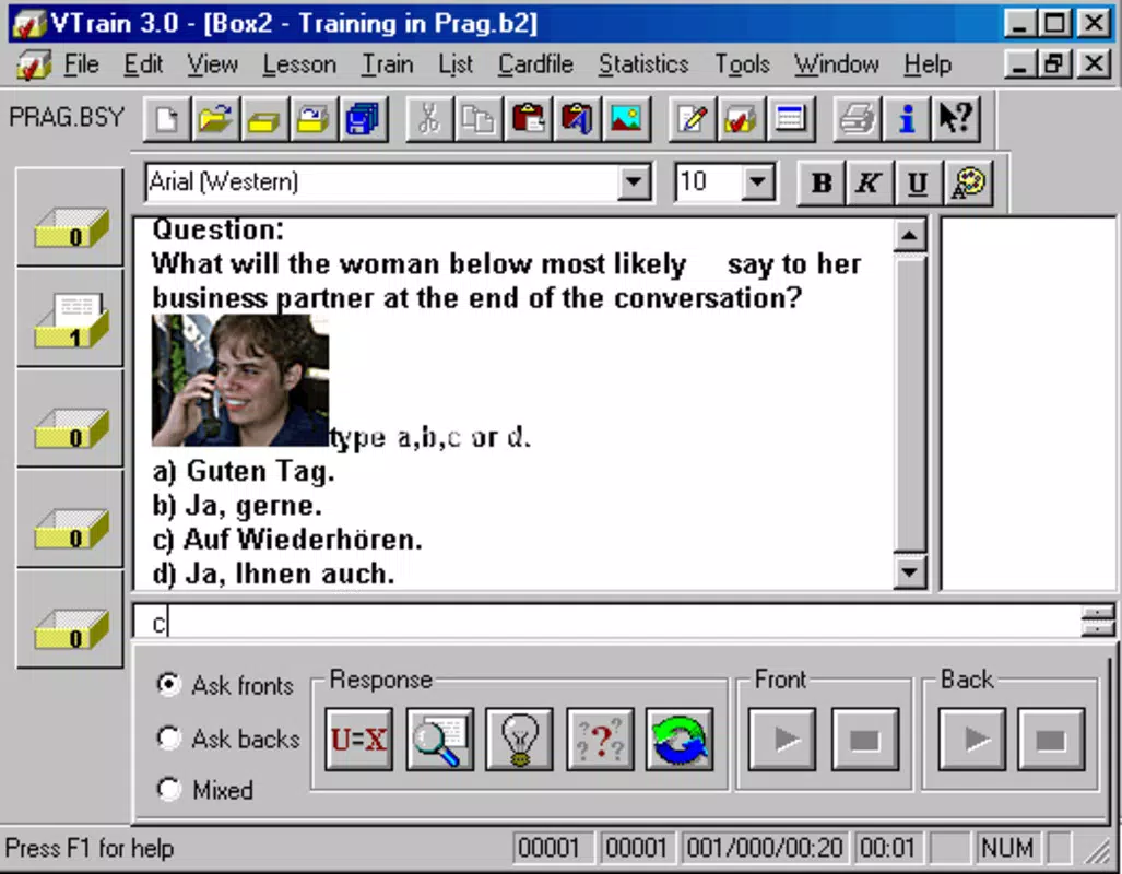 VTrain Tutor de Vocabulario