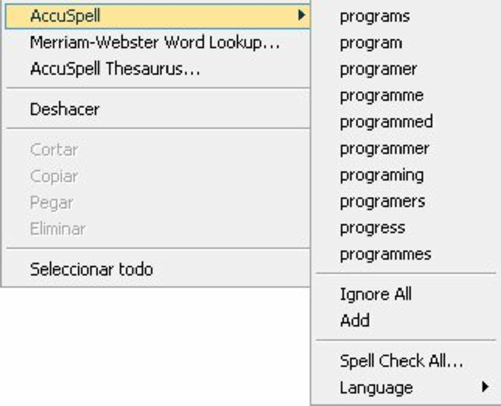 AccuSpell