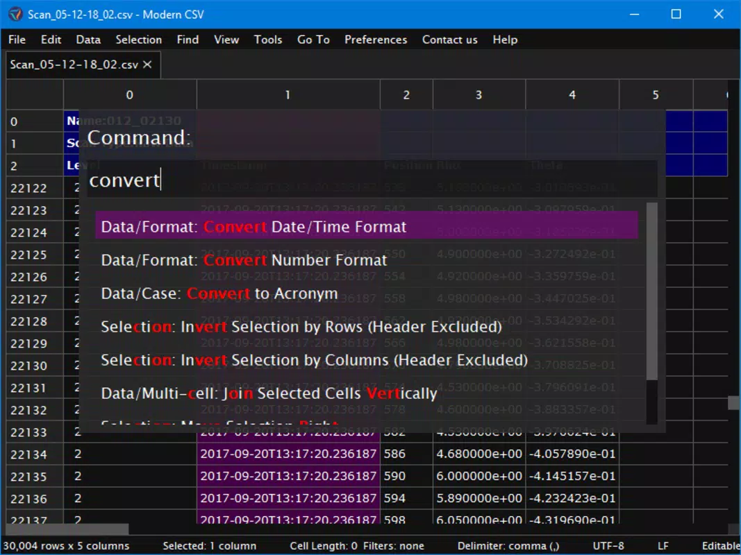 Modern CSV for Windows