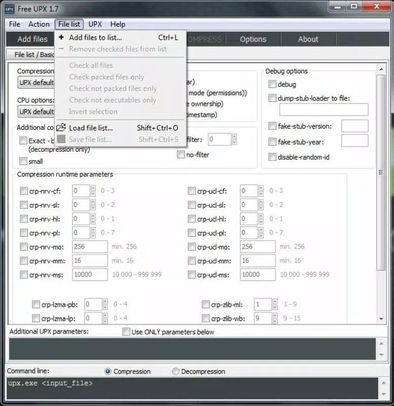 Main image for Free UPX Portable application