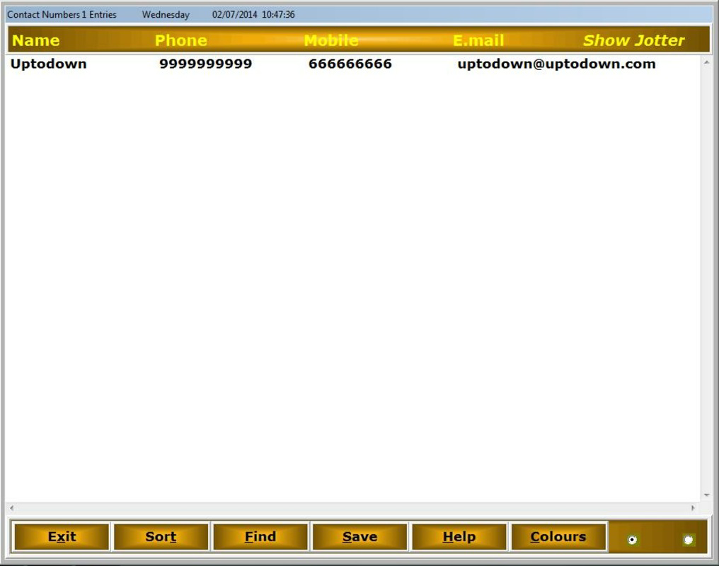 Contact Numbers