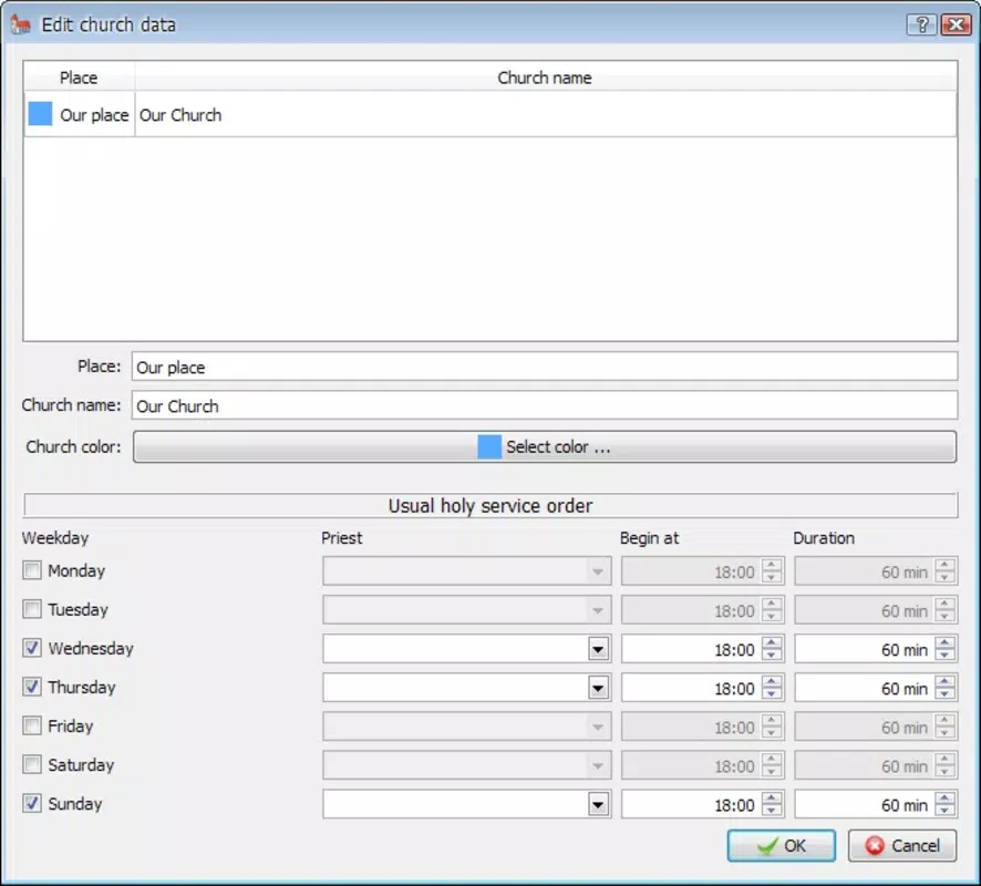 Main image for Holy Services application