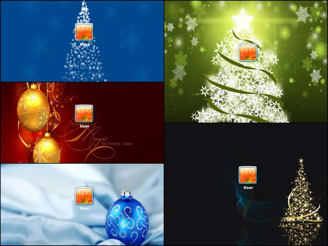Merry Christmas Logon Screen