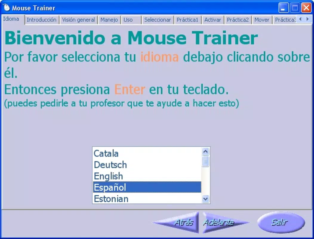 Mouse Trainer