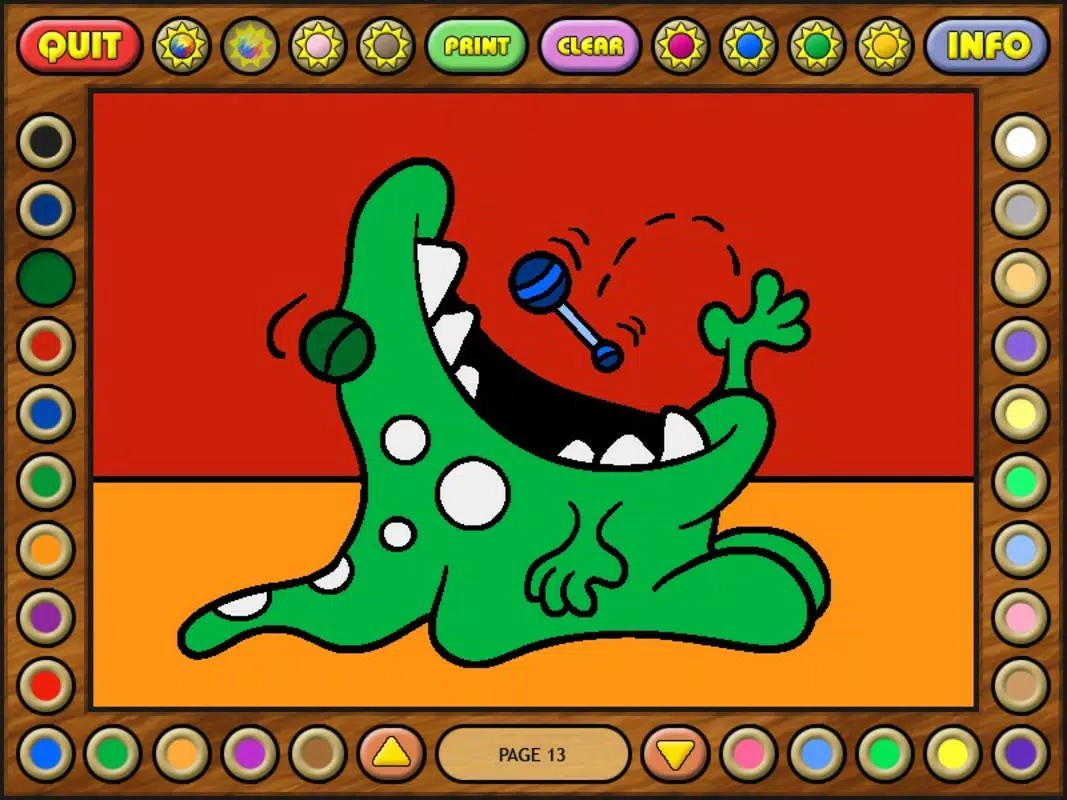 Coloring Book 9 Little Monsters