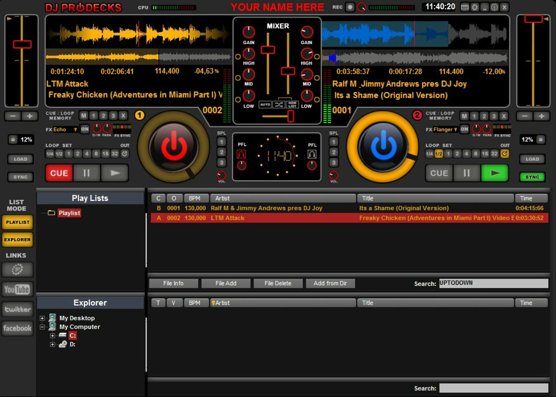 DJ ProDecks for PC Windows 2.0 Download