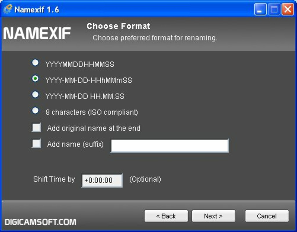 Namexif