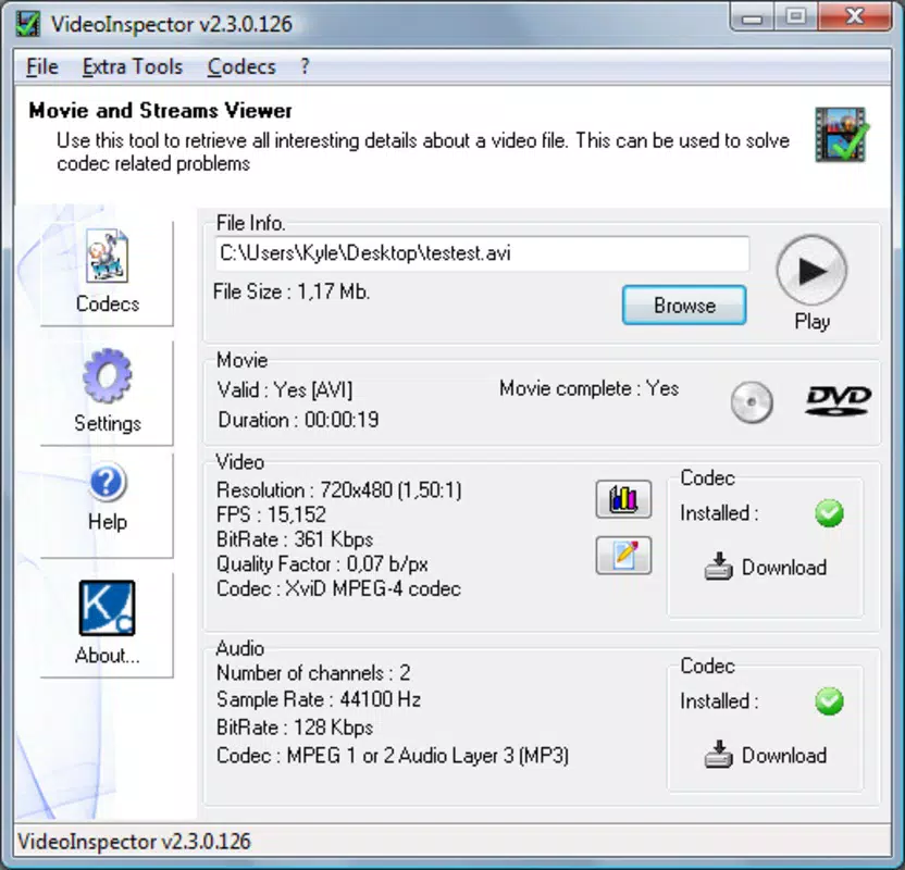 VideoInspector