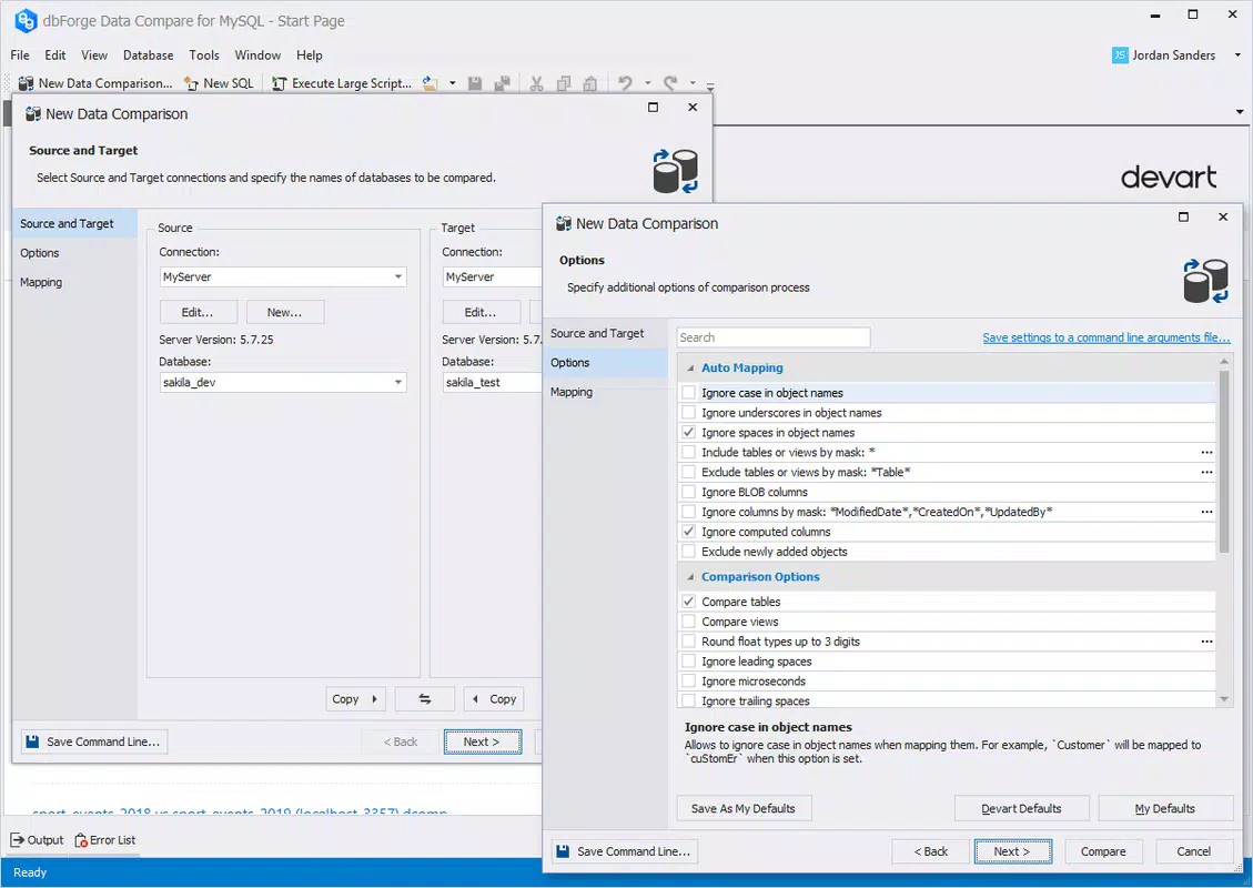 dbForge Data Compare for MySQL