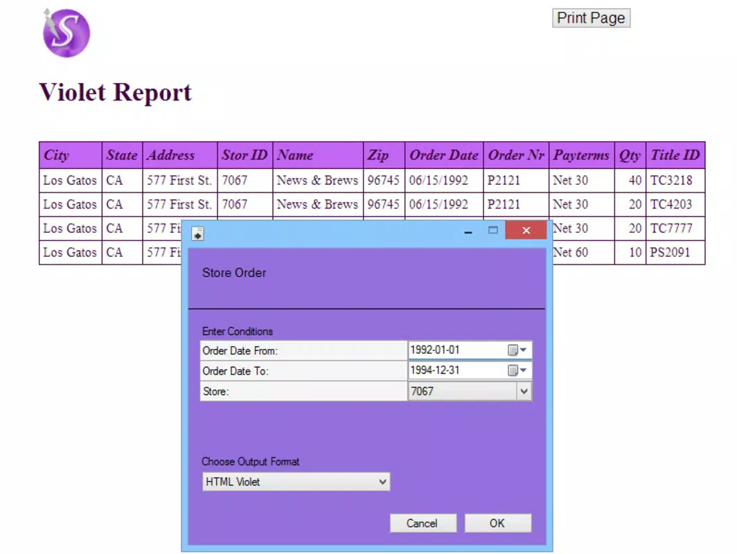 Speedy Report