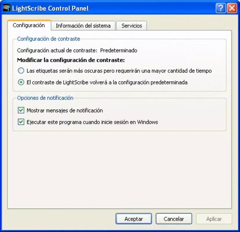 LightScribe System