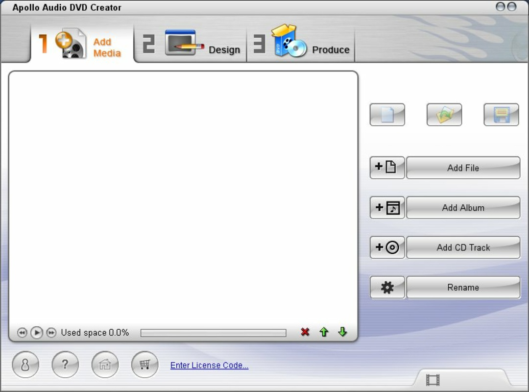 Apollo Audio DVD Creator