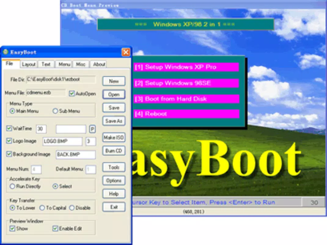 Main image for EasyBoot application