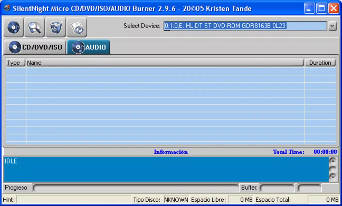 Main image for Silentnight Micro CD-DVD-ISO Burner application