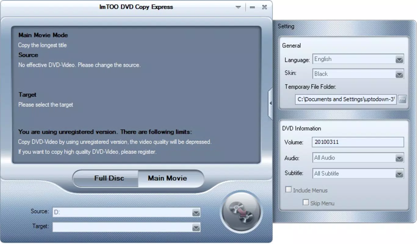 ImTOO DVD Copy Express