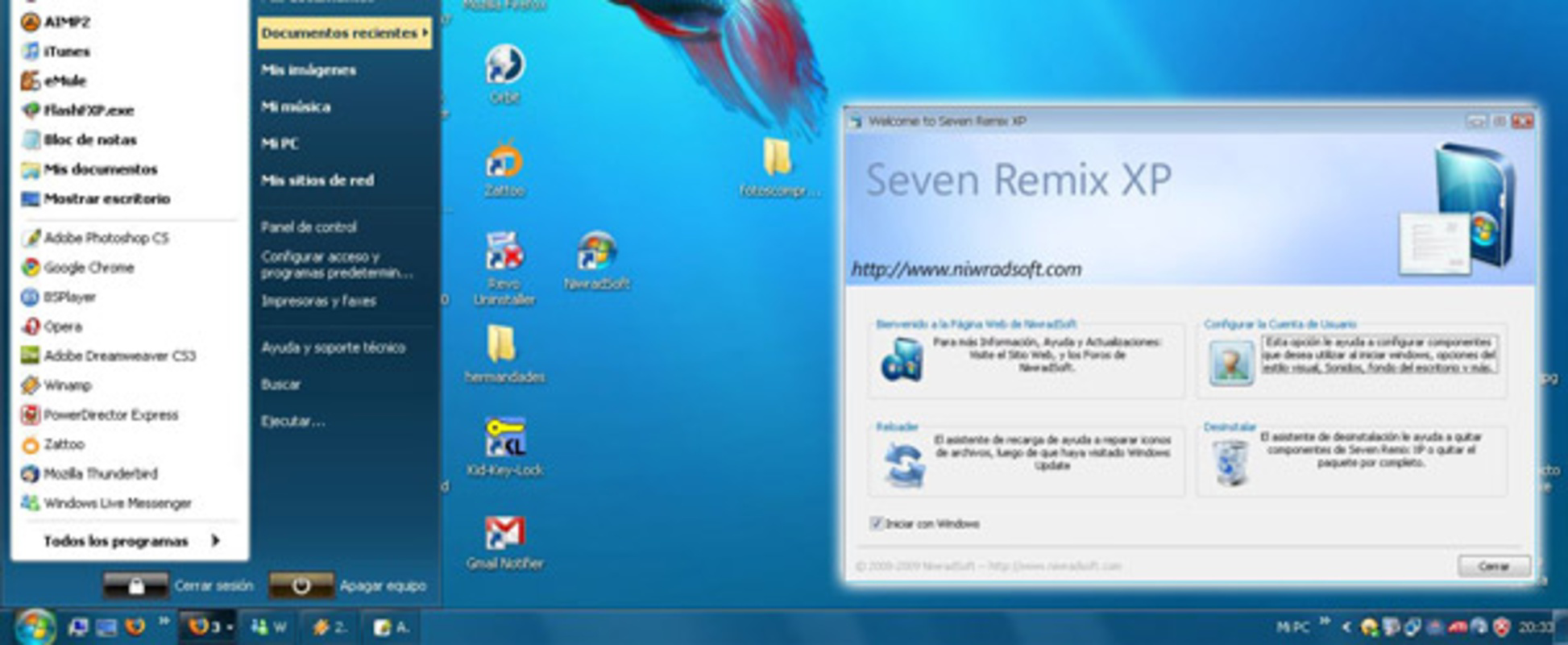 Seven Remix XP
