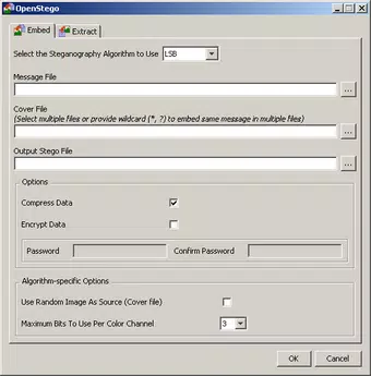 Main image for OpenStego application