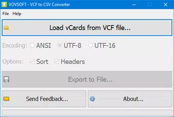 Main image for VCF to CSV Converter application