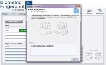 Biometric Fingerprint Reader