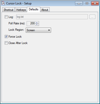 Cursor Lock