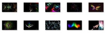 Dark Abstract Windows 7 Theme