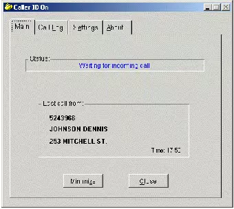 Phone Caller ID for PC