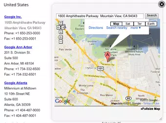 Quick Maps for Firefox