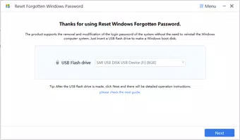 Reset Forgotten Windows Password