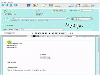 Check Writer III Plus