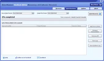 Main image for DataNumen Outlook Drive Recovery application