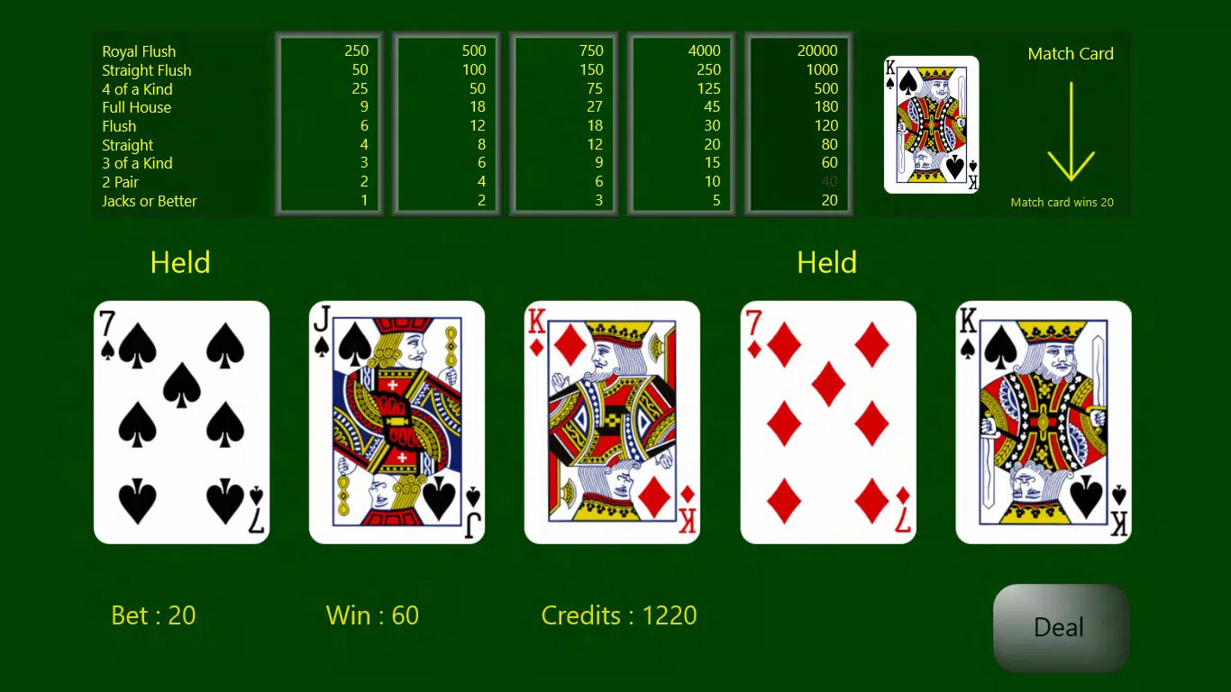 Draw Poker Free