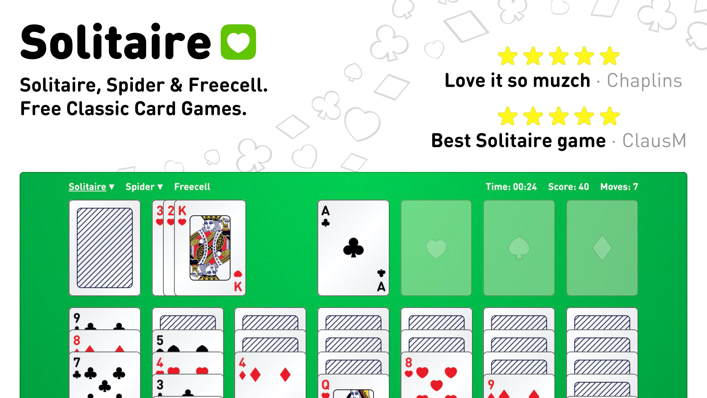 Solitaire · Klondike, Spider and Freecell for PC Windows Download