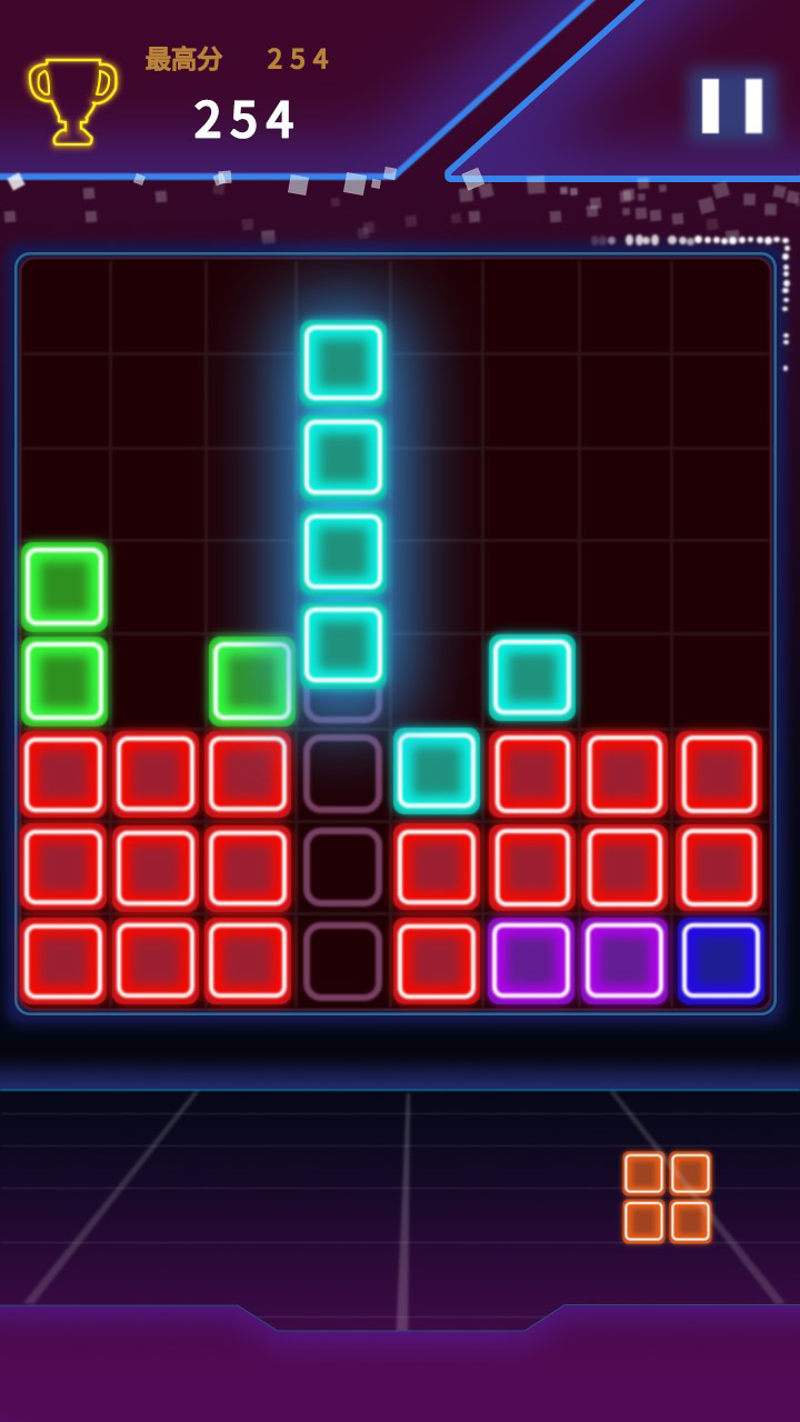 Glow Block Puzzle Games