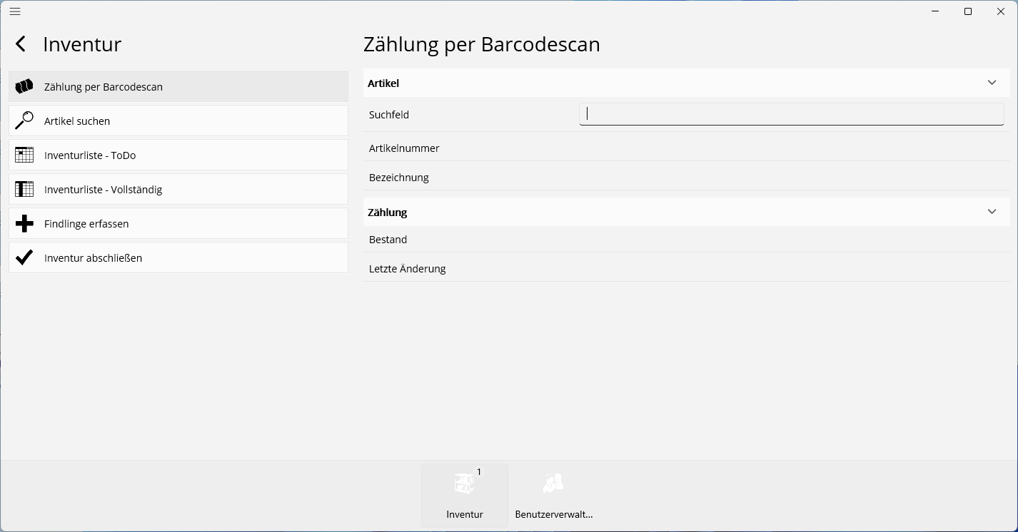 SEB Professional Inventur