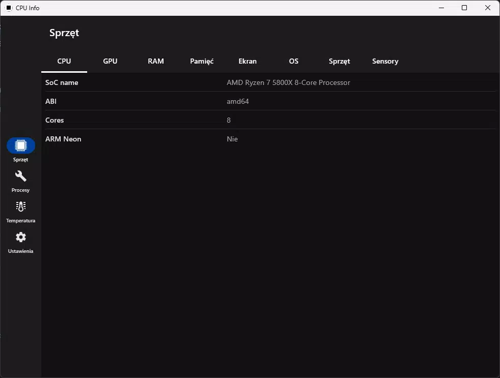 Main image for CPU-Info application